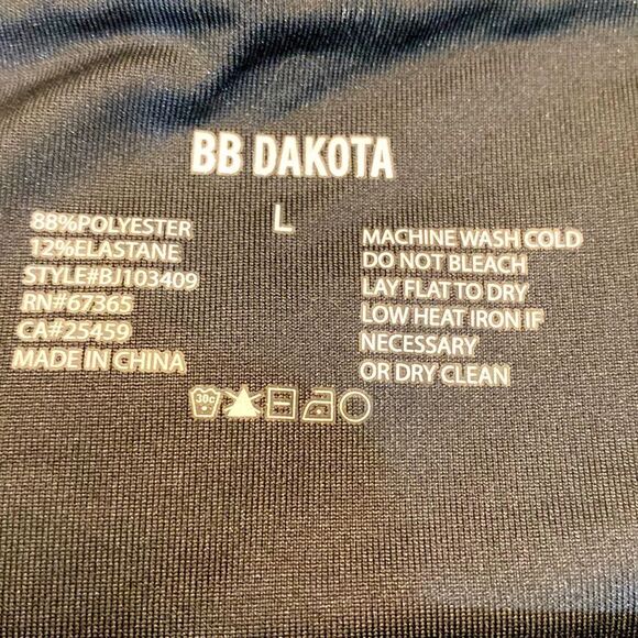 BB Dakota black pink stretchy 88% polyester 12% elastaine exercise length 36 - Picture 3 of 4